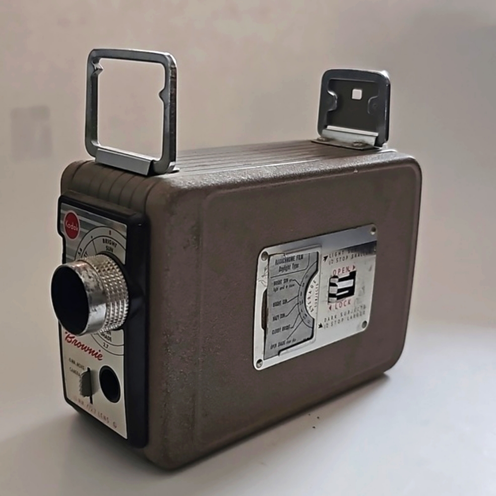 Vintage Kodak Brownie Movie Camera retro man cave decor